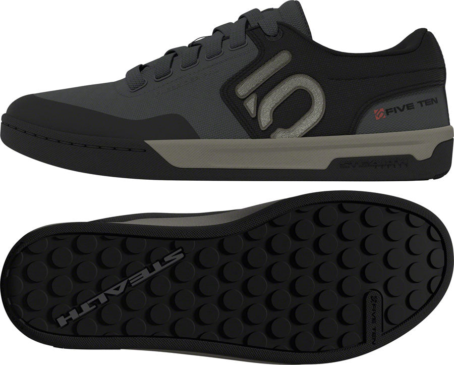 Five Ten Freerider Pro Canvas Flat Shoes - Mens Gray Six/Silver Pebble/Core BLK 13