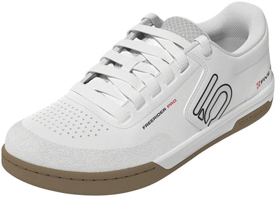 Five Ten Freerider Pro Flat Shoes - Mens FTWR White/Core Black/Red 14