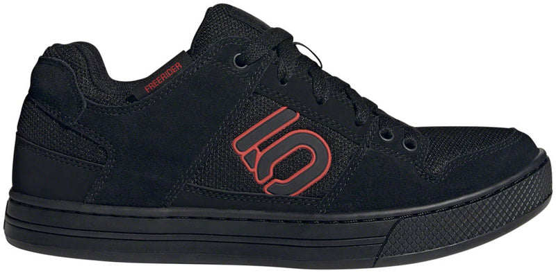 Five Ten Freerider Flat Shoes - Mens Core Black/Red/Gray Five 15