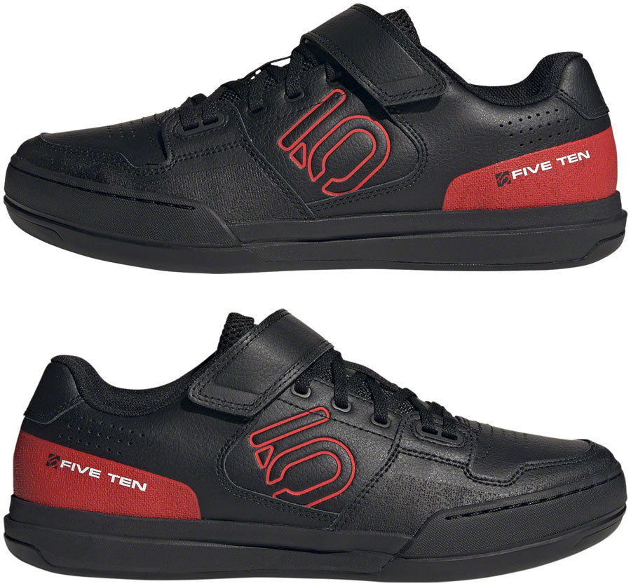 Five Ten Hellcat Mountain Clipless Shoes - Mens Core BLK/Red/FTWR White 10.5