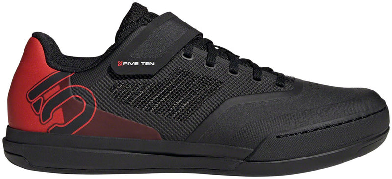 Five Ten Hellcat Pro Mountain Clipless Shoes - Mens Core BLK/Core BLK/Red 5