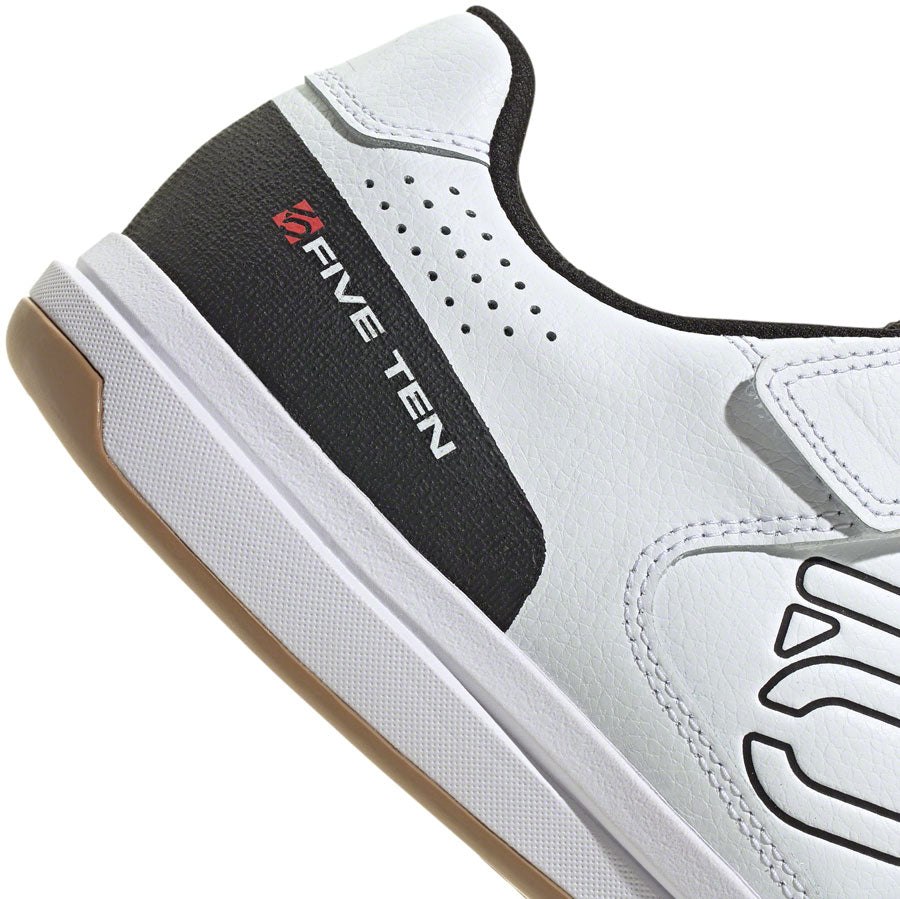 Five Ten Hellcat Mountain Clipless Shoes - Mens FTWR White/Core Black/Red 6