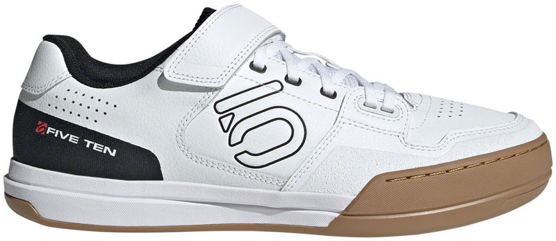 Five Ten Hellcat Mountain Clipless Shoes - Mens FTWR White/Core BLK/Red 11