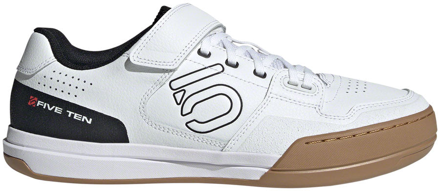 Five Ten Hellcat Mountain Clipless Shoes - Mens FTWR White/Core Black/Red 6