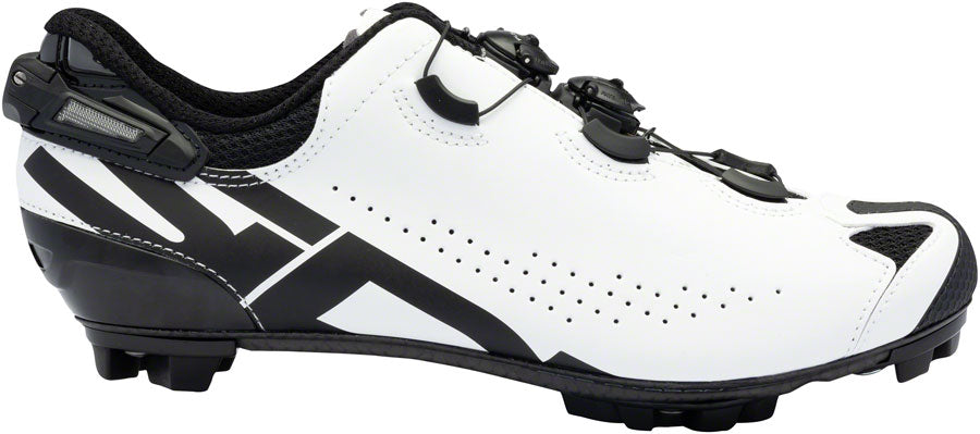 Sidi Tiger 2S SRS Mountain Clipless Shoes - Mens White/Black 38.5