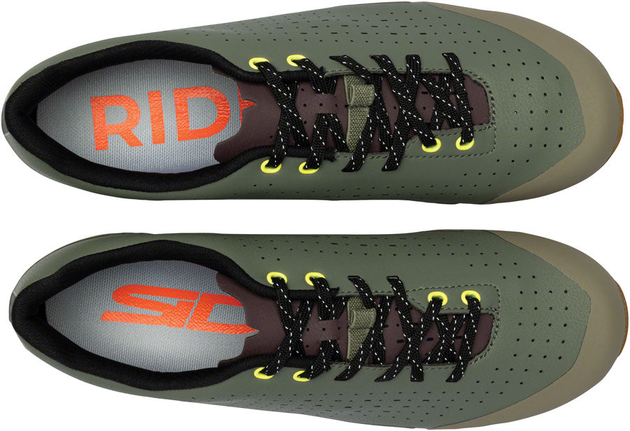Sidi Asper Laces Gravel Shoes - Mens Military 41 Millenium Fit