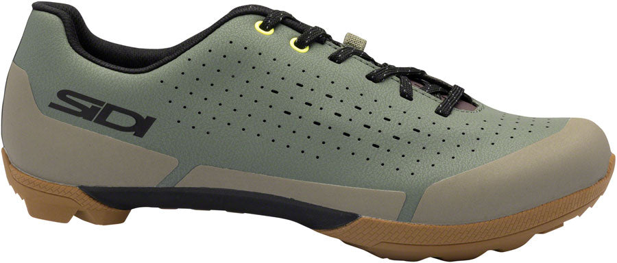 Sidi Asper Laces Gravel Shoes - Mens Military 38 Millenium Fit