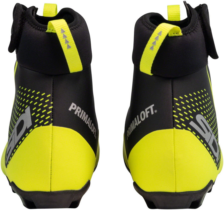 Sidi Algor Primaloft Cycling Boots - BLK/YLW Fluorescent Size 40  Millenium Fit