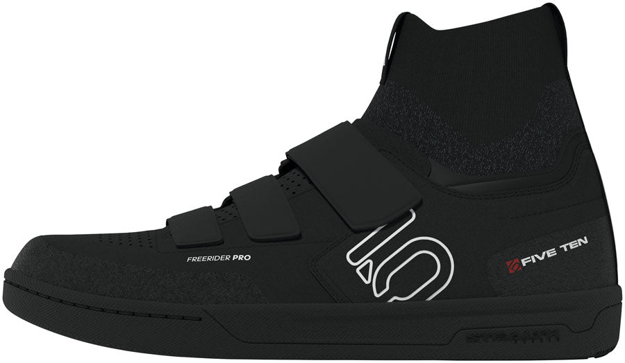 Five Ten Freerider Pro Mid Flat Shoes - Mens BLK / Footwear White / Carbon 8
