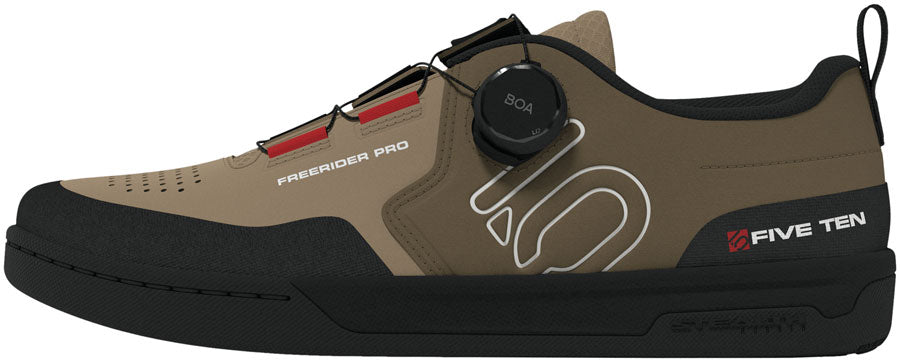 Five Ten Freerider Pro Boa Flat Shoes - Mens Cardboard/Off White/Core BLK 14