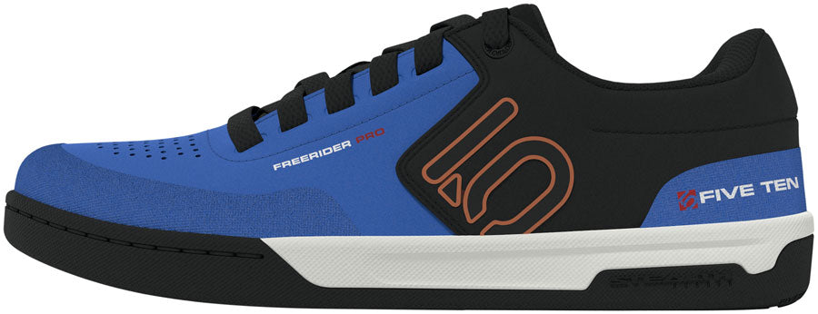 Five Ten Freerider Pro Flat Shoes - Mens Core BLK/Pure Orange/Ray Blue 11.5