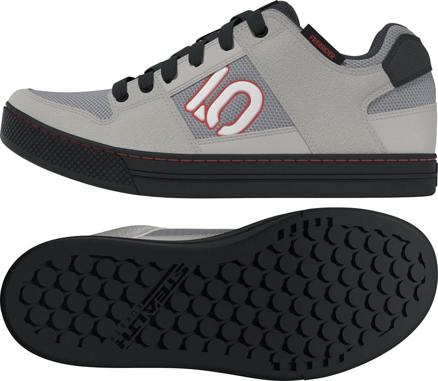 Five Ten Freerider Flat Shoes - Mens Gray 3/Footwear White/Wonder Alumina 13