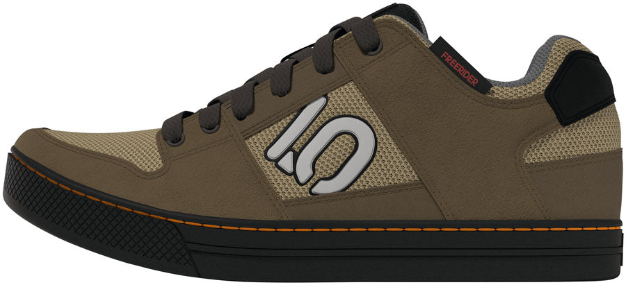 Five Ten Freerider Flat Shoes - Mens Cardboard/Wonder Alumina/Pure Tangerine 10