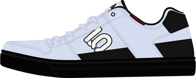 Five Ten Freerider Flat Shoes - Womens Crystal Sky/Off White/Core Black 10