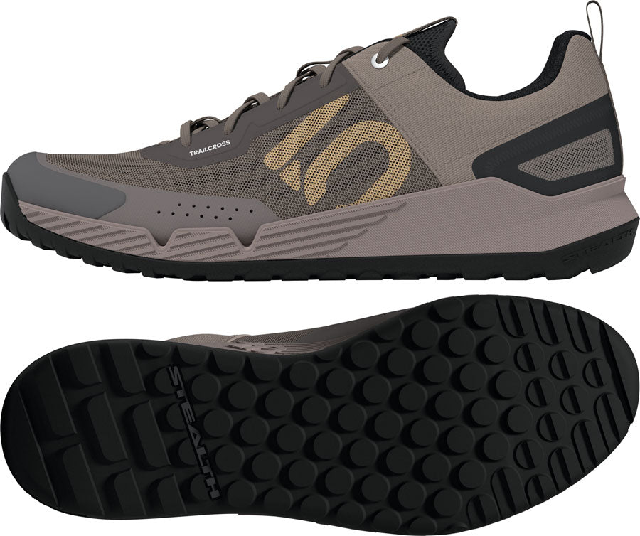 Five Ten Trailcross LT Flat Shoes - Womens Wonder Taupe/Ice Tangerine/Carbon 7.5