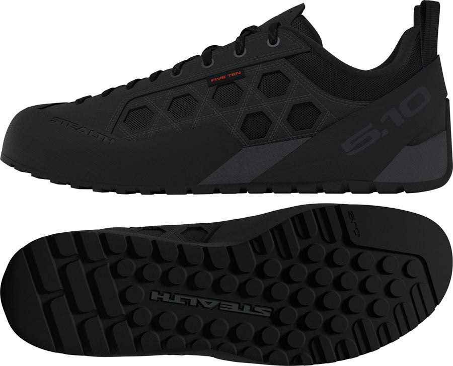 Five Ten Guide Tennie Flat Shoes - Mens Core Black/Carbon/Core Black 9.5