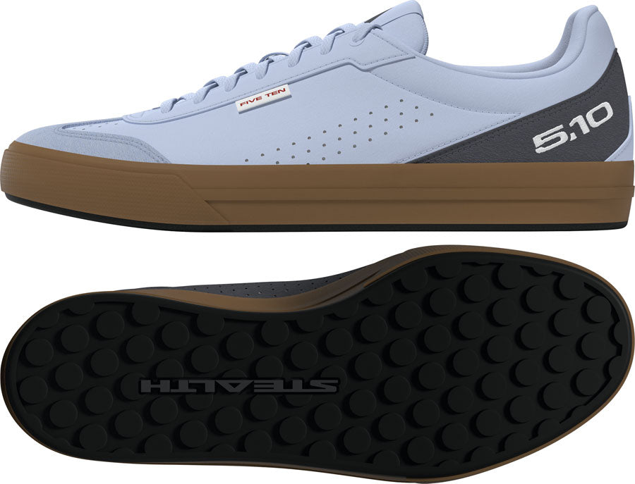 Five Ten Sleuth DLX 2 Flat Shoes - Mens Crystal Sky/Footwear White/Gray 6 9