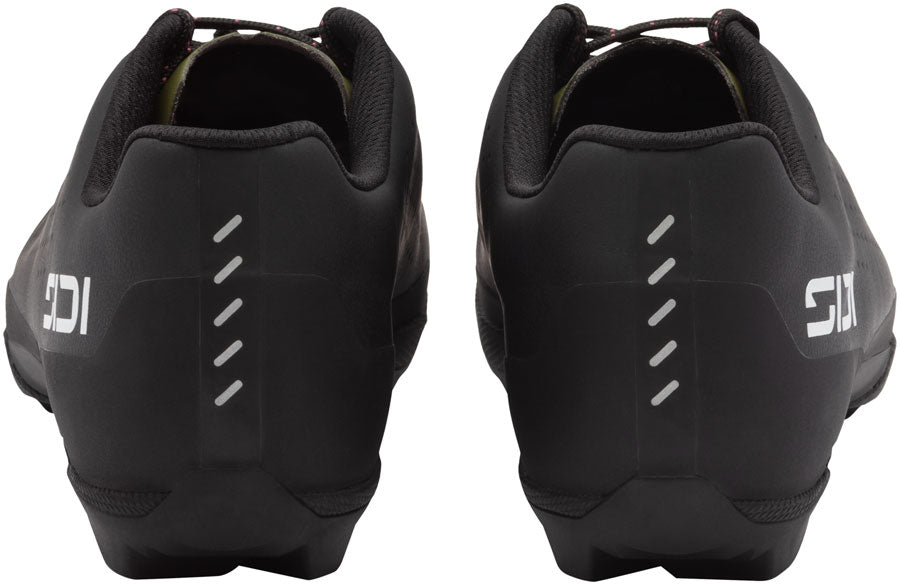 Sidi Asper Laces Gravel Shoes - Mens Black/Olive Green 44
