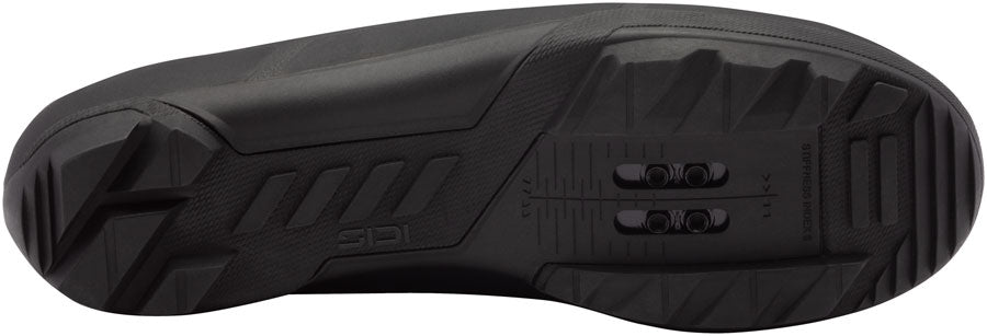 Sidi Asper Laces Gravel Shoes - Mens Black/Olive Green 43