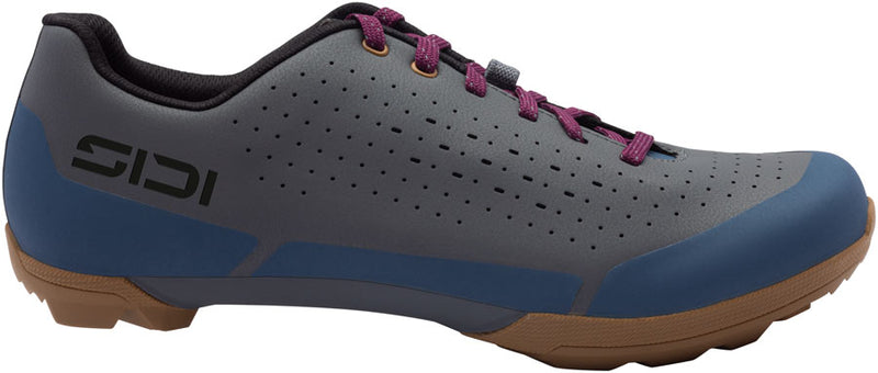 Sidi Asper Laces Gravel Shoes - Mens Dark Gray 44