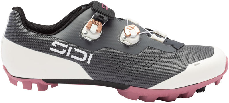 Sidi Dominator X XC Clipless Shoes - Womens Anthracite Ice White 42
