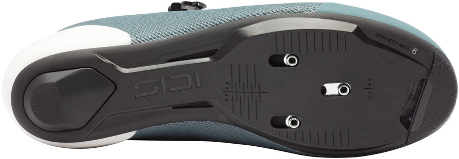 Sidi Genius X WYVE Road Shoes - Mens Frost Gray/Ice White 46.5