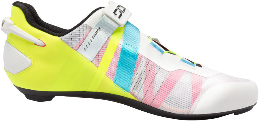 Sidi Wire 3 Road Shoes - Mens White/Yellow Fluo 42