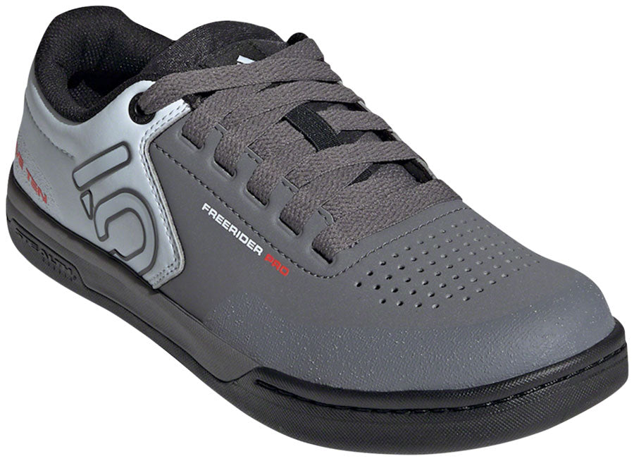 Five Ten Freerider Pro Flat Shoes - Mens Gray Five / Cloud White / Halo Blue 13