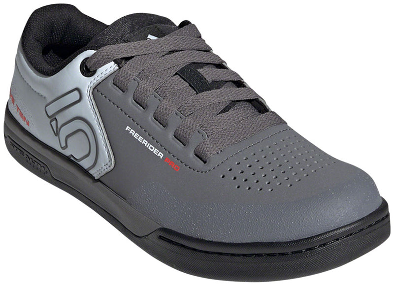 Five Ten Freerider Pro Flat Shoes - Mens Gray Five / Cloud White / Halo Blue 13