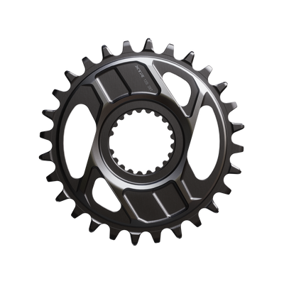Shimano XTR SM-CRM96 1x Direct Mount Chainring - 28t Shimano Direct Mount For 12-Speed HG+ Chain Fits M9200 and M9220 Crank Dark Gray