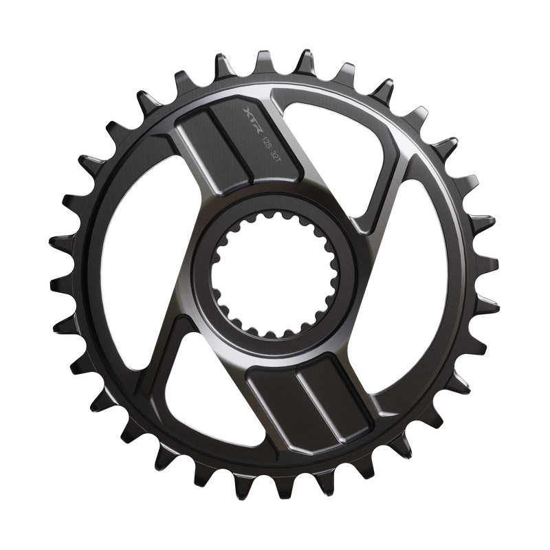 Shimano XTR SM-CRM96 1x Direct Mount Chainring - 32t Shimano Direct Mount For 12-Speed HG+ Chain Fits M9200 and M9220 Crank Dark Gray