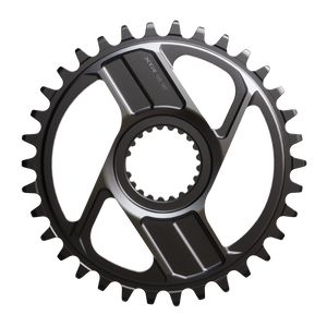 Shimano XTR SM-CRM96 1x Direct Mount Chainring - 34t Shimano Direct Mount For 12-Speed HG+ Chain Fits M9200 and M9220 Crank Dark Gray