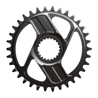 Shimano XTR SM-CRM96 1x Direct Mount Chainring - 38t Shimano Direct Mount For 12-Speed HG+ Chain Fits M9200 and M9220 Crank Dark Gray