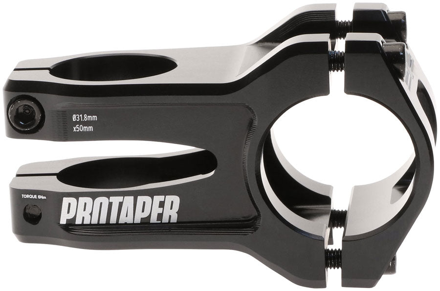 ProTaper Vice Trail Stem - 50mm 31.8mm Clamp +/-0 1 1/8" Aluminum Black