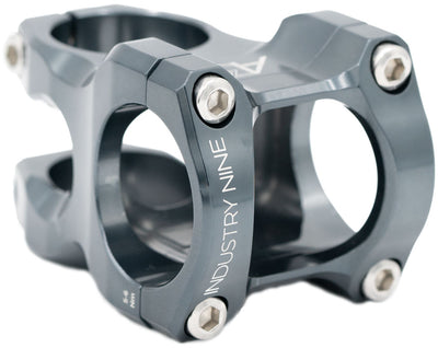 Industry Nine A35 Stem - 32mm 35mm Clamp +/-5 1 1/8" Aluminum Lunar Gray 20th Anniversary