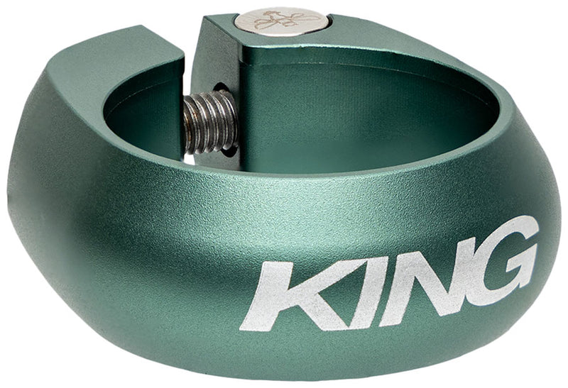 Chris King Seatpost Clamp - 34.9mm Bolt-On Matte Jade