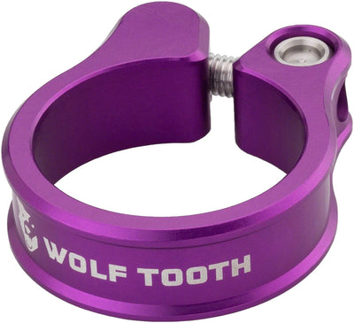 Wolf Tooth Seatpost Clamp - 29.8mm Bolt-On Ultraviolet Purple