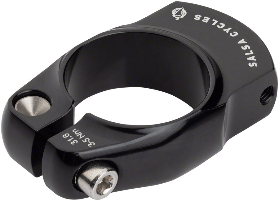 Salsa Post-Lock Rack Mount - 31.6mm Black