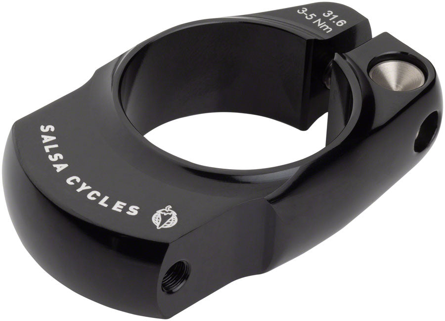 Salsa Post-Lock Rack Mount - 31.6mm Black