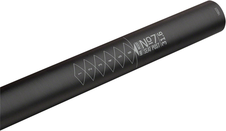 WHISKY No.7 Carbon Seatpost - 31.6 x 400mm 18mm Offset Matte Carbon