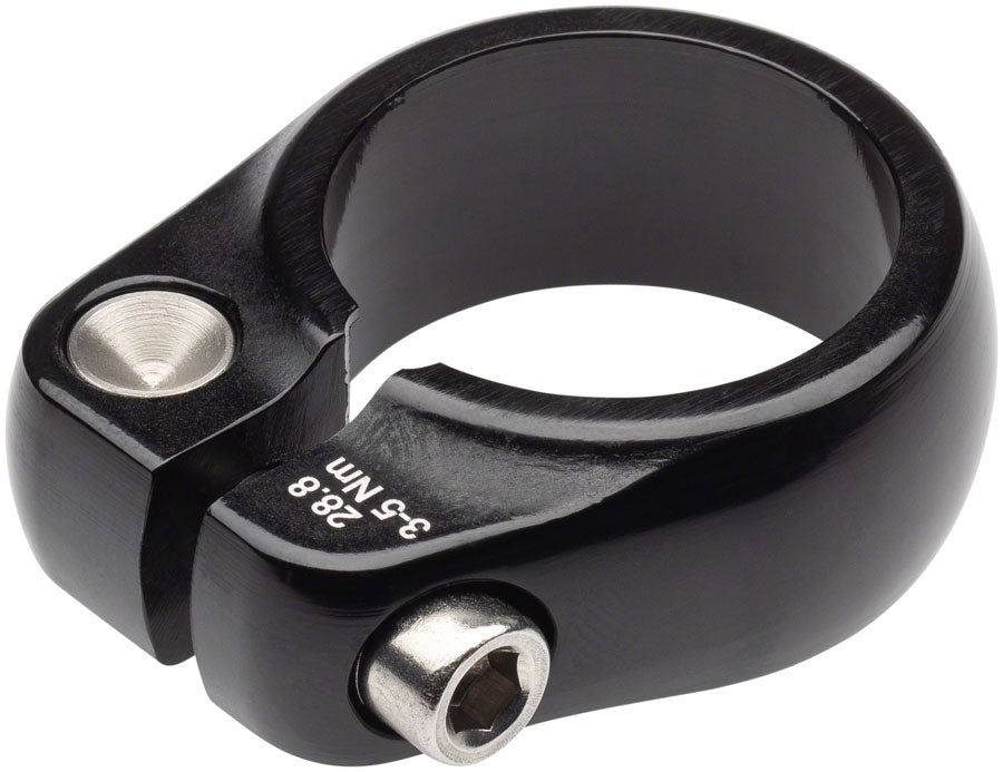 Salsa Lip-Lock Seatpost Clamp - 28.8mm Bolt-On Black
