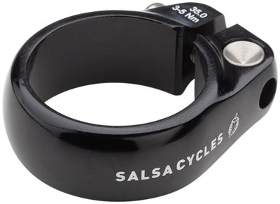 Salsa Lip-Lock Seatpost Clamp - 35.0mm Bolt-On Black