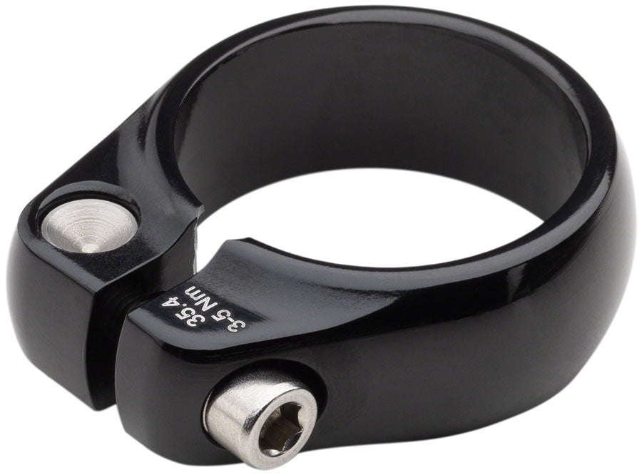 Salsa Lip-Lock Seatpost Clamp - 35.4mm Bolt-On Black