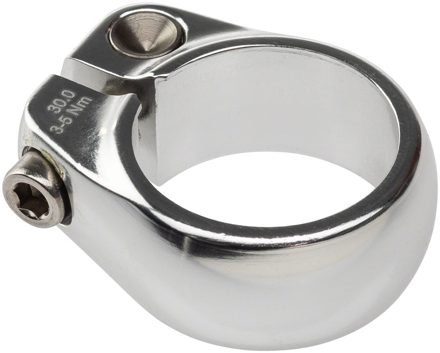 Salsa Lip-Lock Seatpost Clamp - 30.0mm Bolt-On Silver