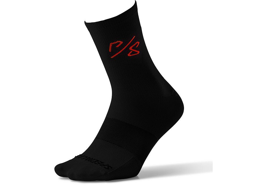 Specialized Soft Air Tall Sock Sagan Decon Red Black S