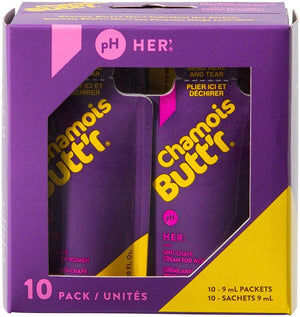 Chamois Buttr Her: 0.3oz Packet Box of 10