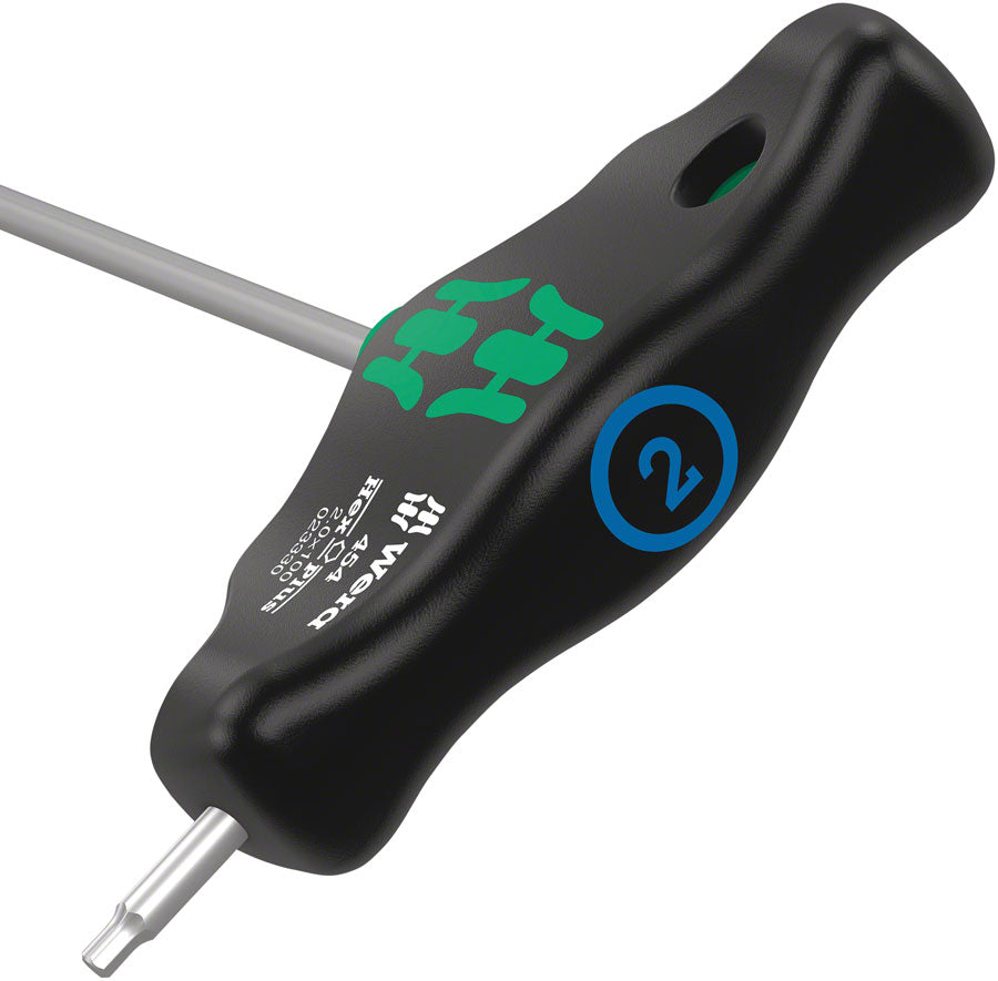 Wera 454 T-handle hexagon screwdriver Hex-Plus 2 x 100 mm