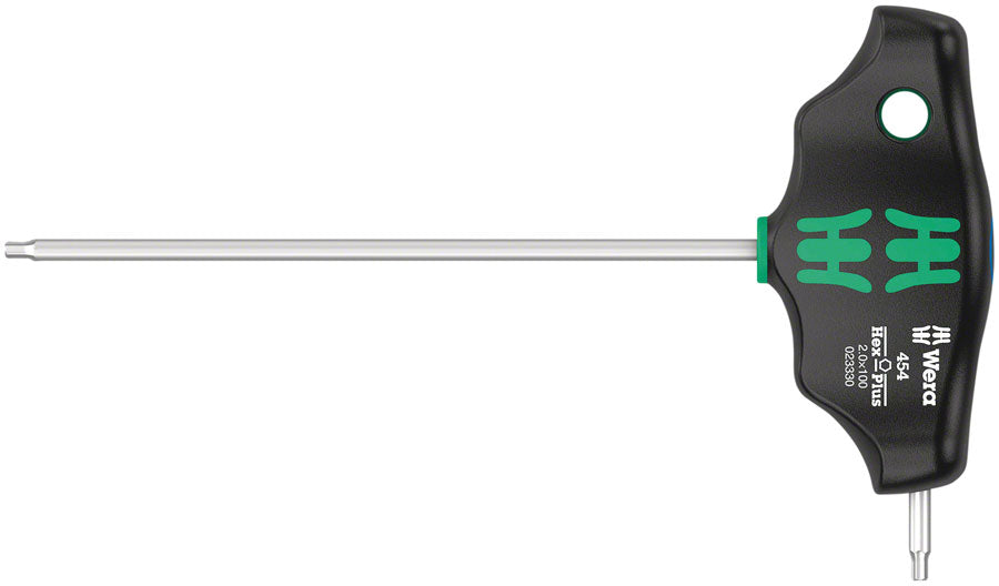 Wera 454 T-handle hexagon screwdriver Hex-Plus 2 x 100 mm