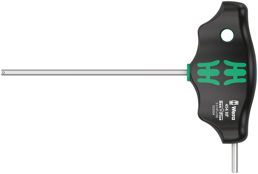 Wera 454 HF T-handle hexagon screwdriver Hex-Plus holding function 3 x 100 mm