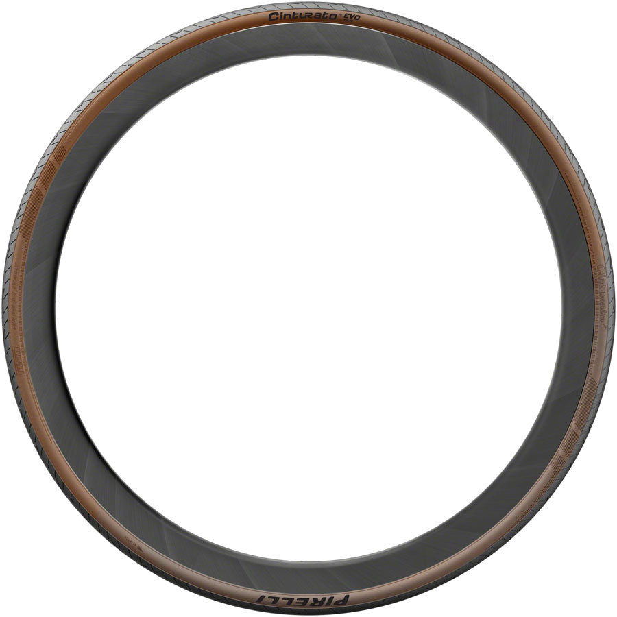 Pirelli Cinturato EVO TLR Tire - 700 x 32 Tubeless Folding Classic Tan TechWall+Road SmartEvo AS